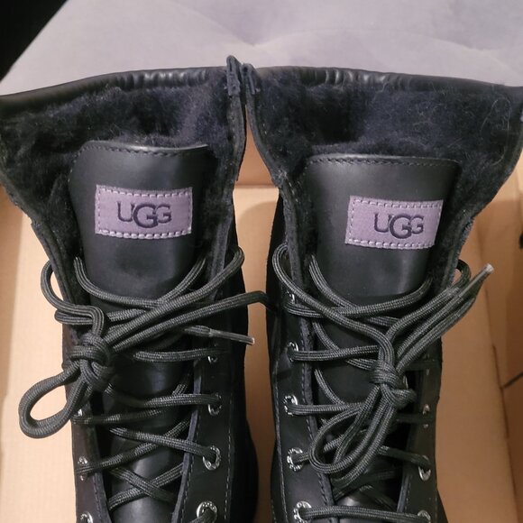 NIB UGG Men's Butte Black Boots, sz 8 - Picture 11 of 16